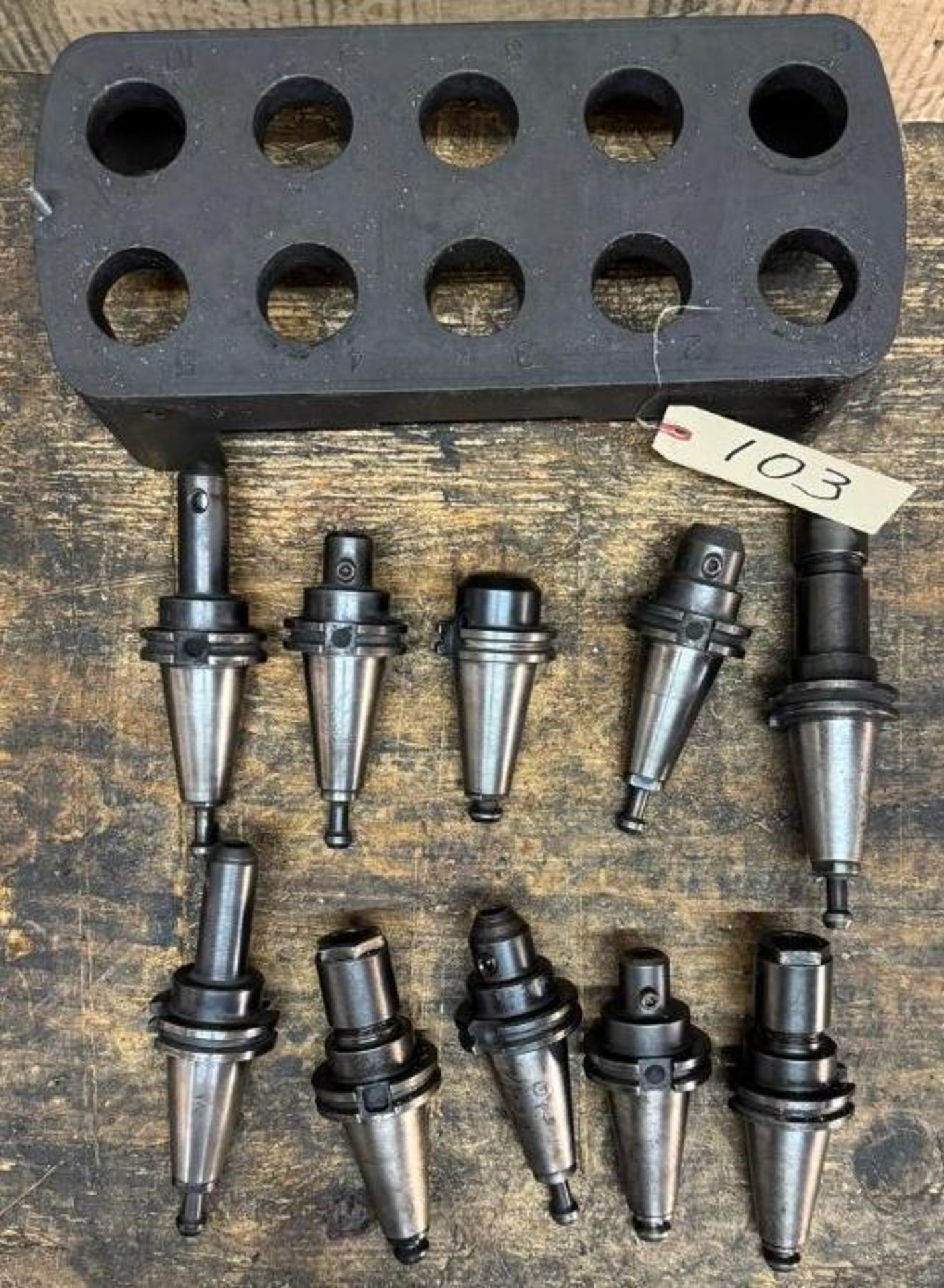 Lot Of (10) CAT 40 Tool Holders