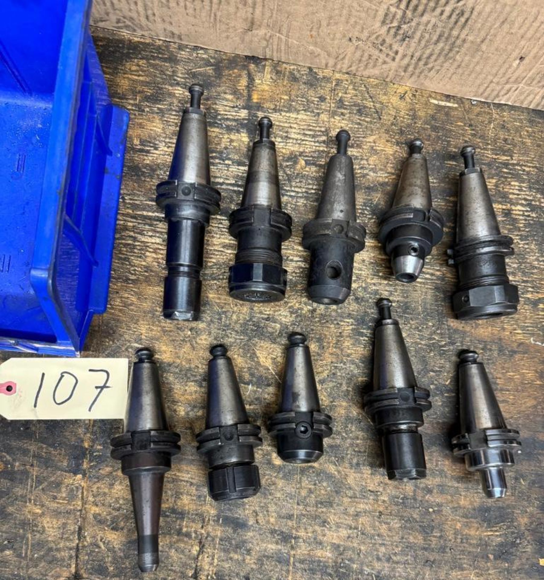 Lot Of (10) CAT 40 Tool Holders