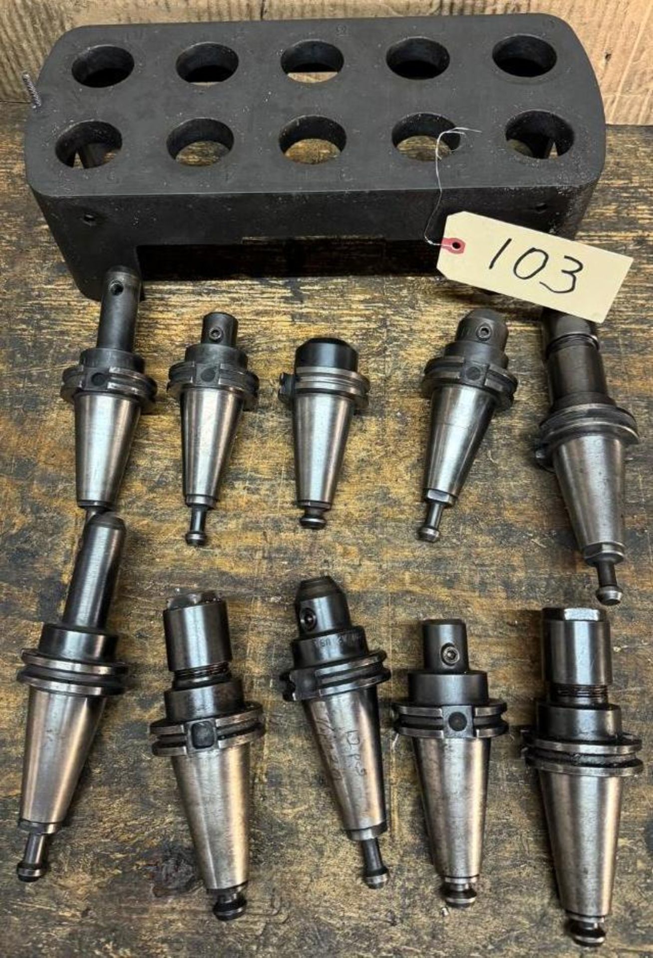 Lot Of (10) CAT 40 Tool Holders