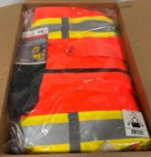 Lot of (4) - PIP #333-1745X-OR/M Class 3 Hi-Vis Orange Bomber Jackets - Medium