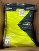 Lot of (5) - Kishigo #9145 Class 3 Long Sleeve Hi-Vis Safety Shirts - 4X-Large