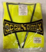 Lot of (34) - Occulux #LUX-SSFULLG Class 2 Hi-Vis Safety Vest - 5X-Large