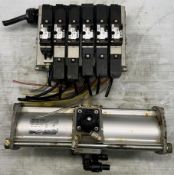 Lot of (2) SMC Items 1-Valve Unit & 1-#: VBA20A-03