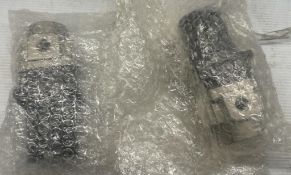 Lot of (2) SMC #: ARG30-N02G1-Z Regulators w/ Buil