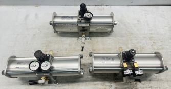 Lot of (3) SMC #: V3A20A-03GN Booster Regulators