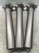 Lot of (3) SMC #: FQ1012V-10-M105V-B Filters