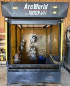 Yaskawa #EA1400N/NX100 Weld Cell w/ Pendant, PLC,