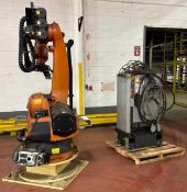 Kuka #KR 100-2 HA 2000 Robot w/ Controller & Penda