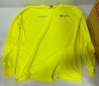 Lot of (48) Gildan Cotton Long Sleeve Shirts Large