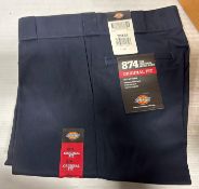 Lot of (8) Dickies #874DN Work Pants - 30X34