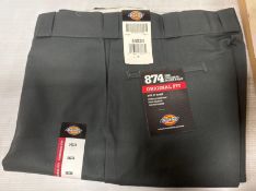 Lot of (8) Dickies #874CH Work Pant - 34X34