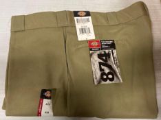 Lot of (8) Dickies #874KH Work Pant - 42X34
