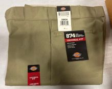 Lot of (8) Dickies #874KH Work Pants - 30X34