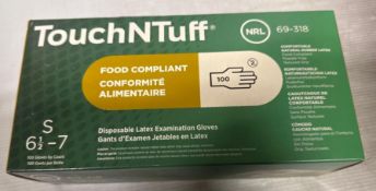 15 Boxes Ansell #69-318 Touch N Tuff Gloves Small