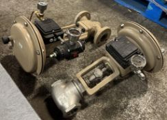 Lot of (2) Samson #3277 Pneumatic Actuators