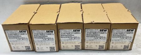 Lot of (5) Sew #18261744 / MCLTEB0008-203-1-00 Frequency Inverter MOVITRAC LTE-B+