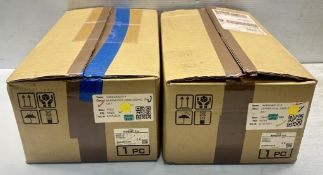 Lot of (2) Oriental Motor #BHI62ET-3.6 Contents #BHI62ET-G2 Induction Motors & #BH6G2-3.6 Gear Heads