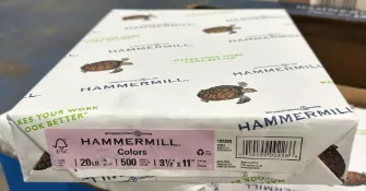 Lot of (10) Hammermill #102269 Lilac Paper