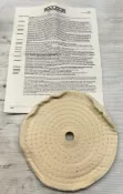 Baldor #A82 8" Cotton Sewed Buffing Wheel
