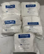 Lot of (5) Clean Zorb #CR4-1200 Nonwoven Wipers