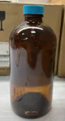 6 Cases Piramal Glass #373616 Amber Glass Bottles