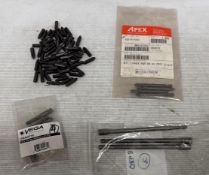 Lot of Miscellaneous Hex Power Drive Bits & Hex Ad