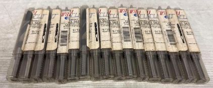 Lot of (17) - Tru-Cut 9/16, Q3.592 Reduced Shank H