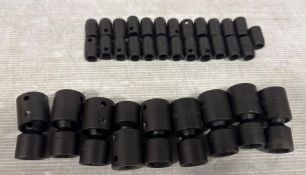 Assorted Lot of Proto Tools Sockets