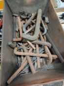 Lot of Larger Allen Wrenches in Metal Parts Bin