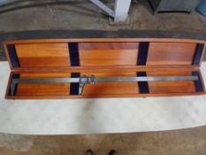 Brown & Sharpe No.570 48" Vernier Calipers with Wood Storage Case