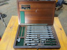 Devlieg End Measure Gage Rods. Set is Incomplete.
