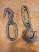 QTY 2 D-Ring CM Herc-Alloy 350 Heavy-duty Lifting Hooks