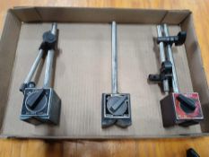 Lot of 3 Dial Indicator Magnetic Based.
