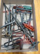 Lot of Various Size & Length T-Handle Allen Wrenches