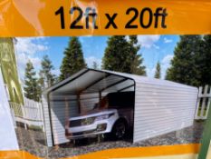 New SD Lanche Co 12ft x 20ft Carport Type SDLC1220