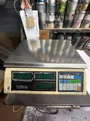 CAS Electronic Ink Scale, 50 lb. Capacity