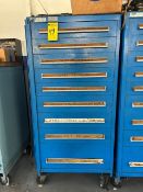 Vidmar 9-Draw Rolling Tool Cabinet with Contents