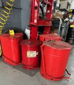 LOT - (4) Safety Cans