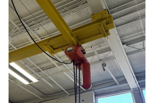 SPANCO 1/2 TON DOUBLE GIRDER OVERHEAD CRANE WITH CM LODESTAR 1/2 TON HOIST; 16' RAILS; 14' SPAN - Image 2 of 2