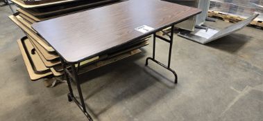 (6) FOLDING TABLES 48" X 30"