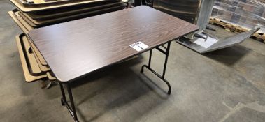 (6) FOLDING TABLES 48" X 30"