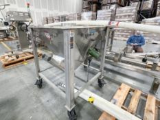 Hapman Double Auger Powder Elevator with Hopper