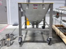 Hapman Double Auger Powder Elevator with Hopper
