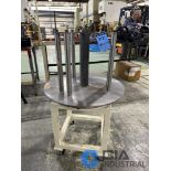 MATERIAL HANDLING CAROUSEL, ROLLING, 30" DIAMETER, 18" CAROUSEL HEIGHT