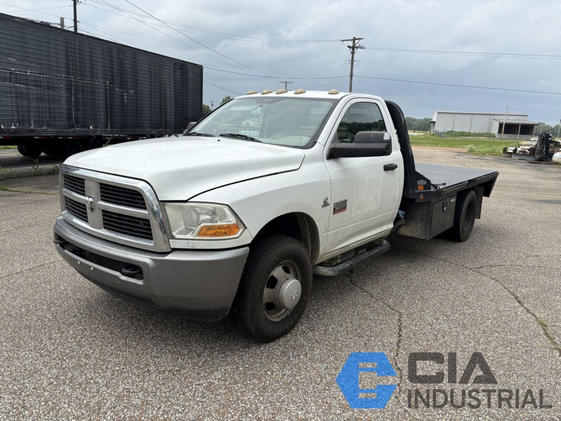 2011 DODGE RAM 3500 CUMMINS TURBO DIESEL DUALLY 11' FLAT BED TRUCK; VIN ...