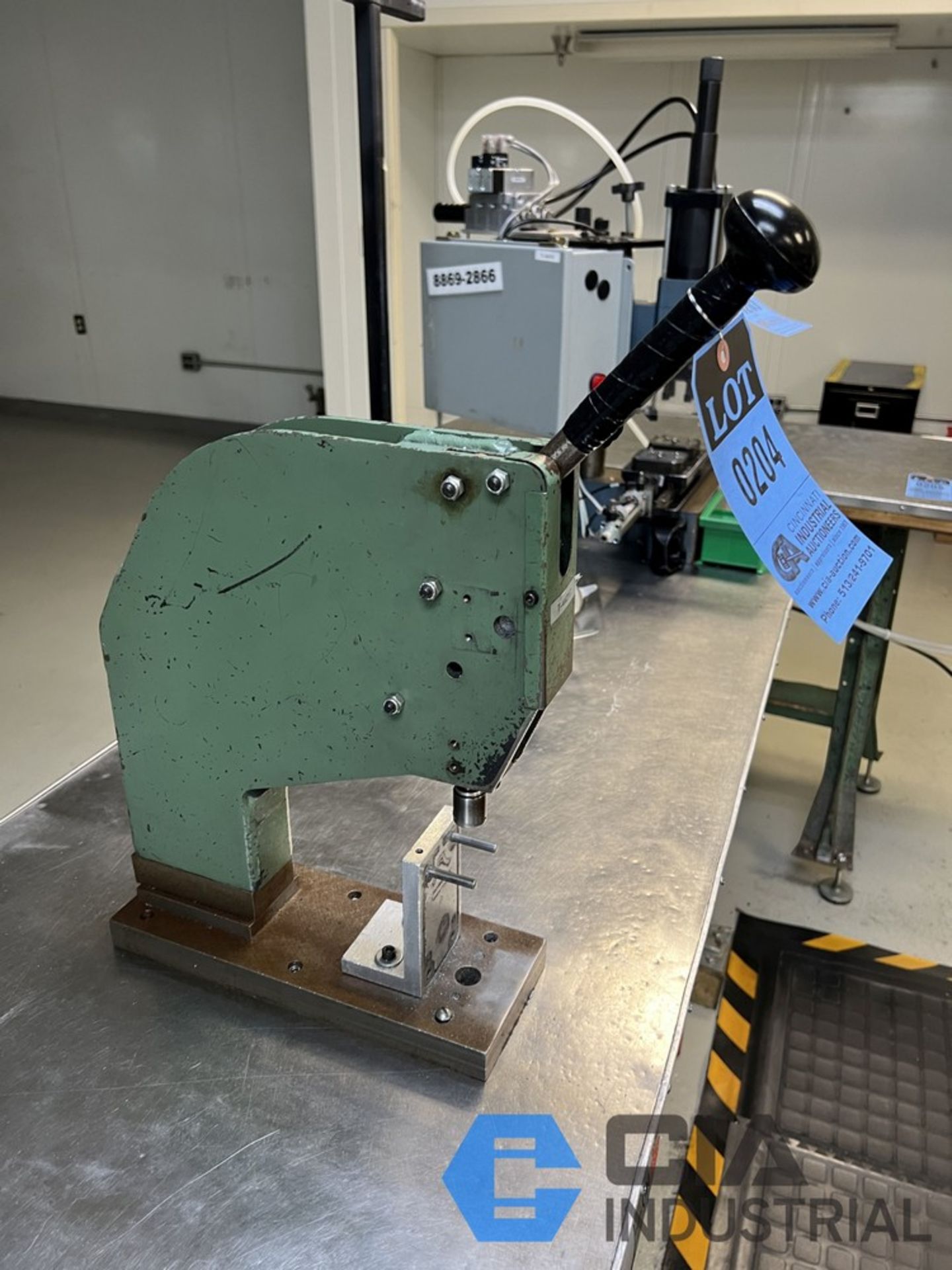 MILFORD RIVET MODEL 216 ARBOR PRESS; S/N 315