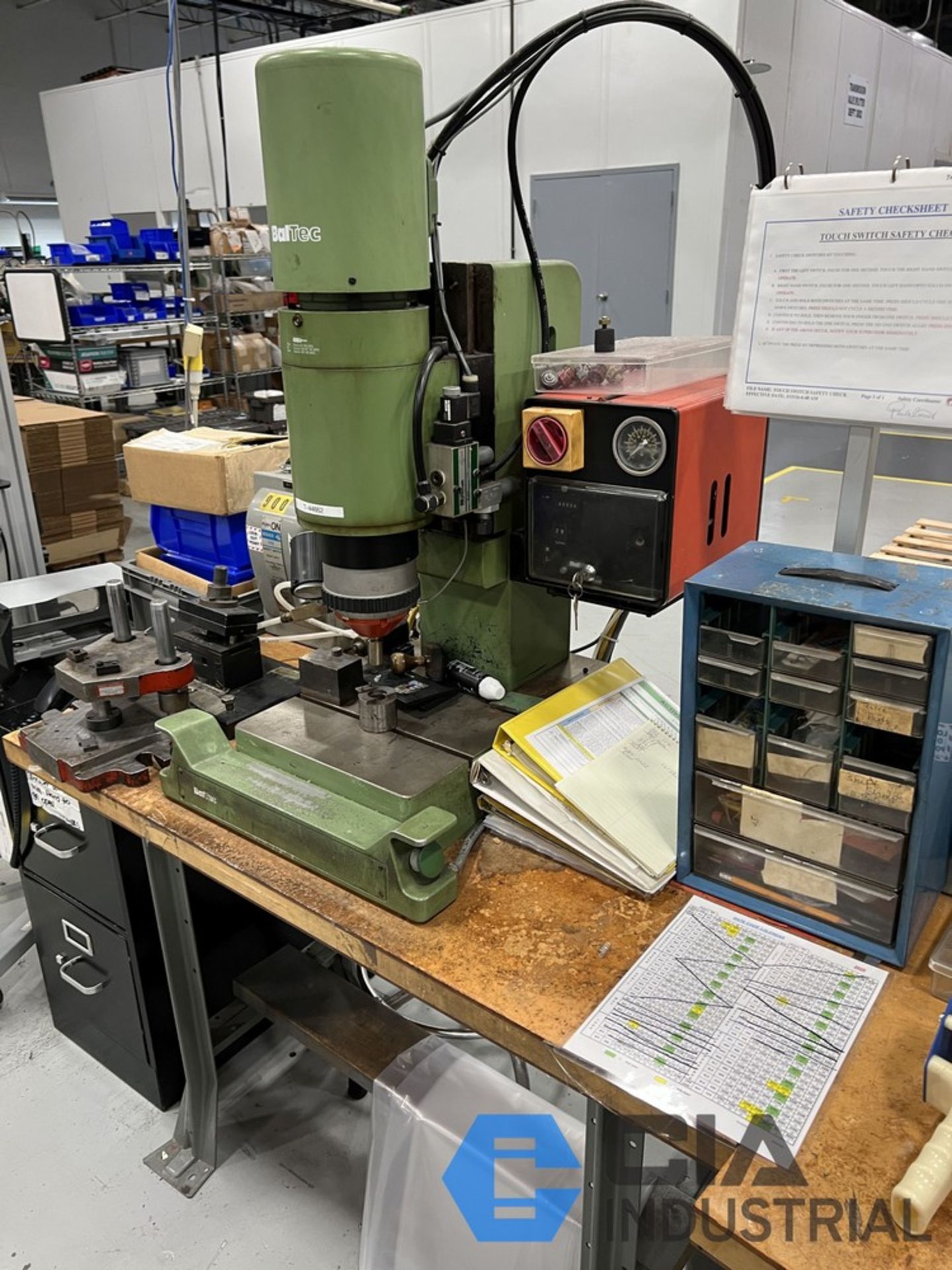 Baltec Rn280 ASSEMBLY STATION TO INCLUDE BALTECRADIAL MODEL RN280 ORIBITAL RIVETER ...