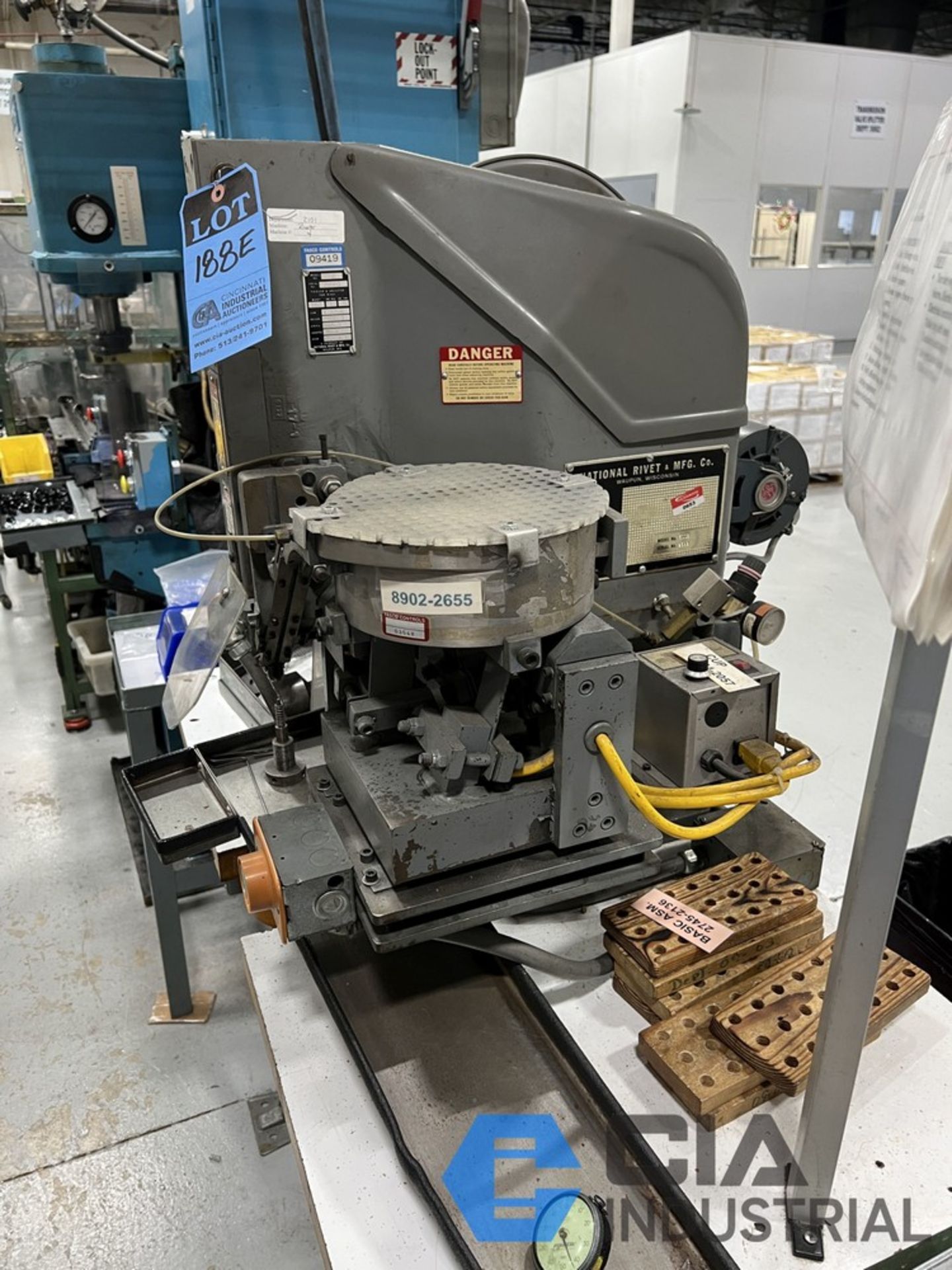 { Choice of lots: 188E, 188F, 188G, 188H } NATIONAL RIVET AND MFG CO ...