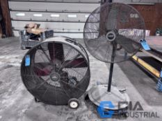(LOT) PEDESTAL FAN & 42" FLOOR FAN - Located At 18834 Old Highway C, Advance, MO 63730