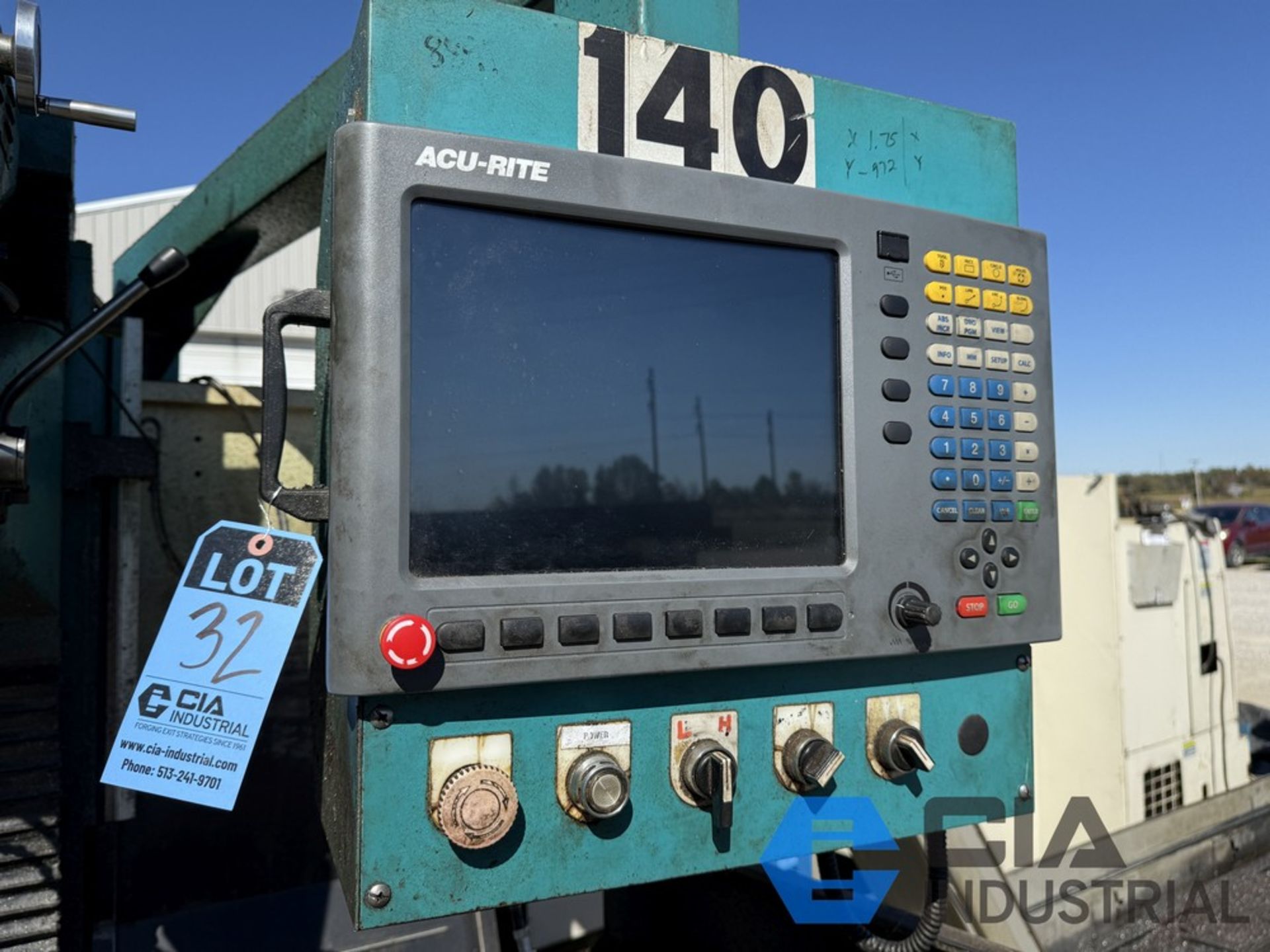 CLAUSING MODEL 6BVSCNC 40 CNC VERTICAL MACHINING CENTER; S/N 111315 ...